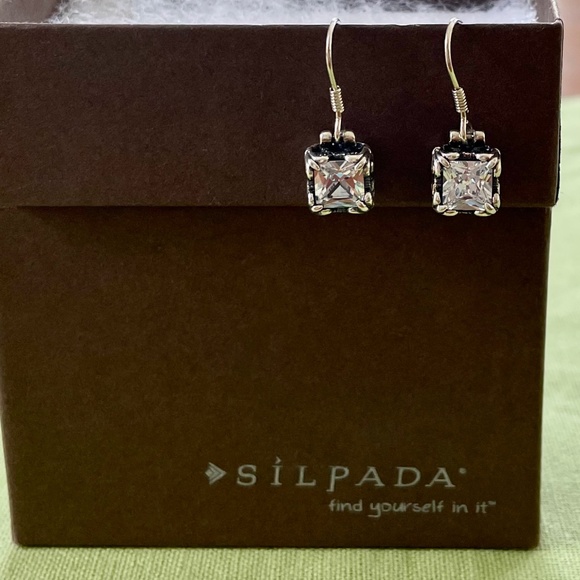 Silpada W0975 Uptown Cubic Zirconia Earrings